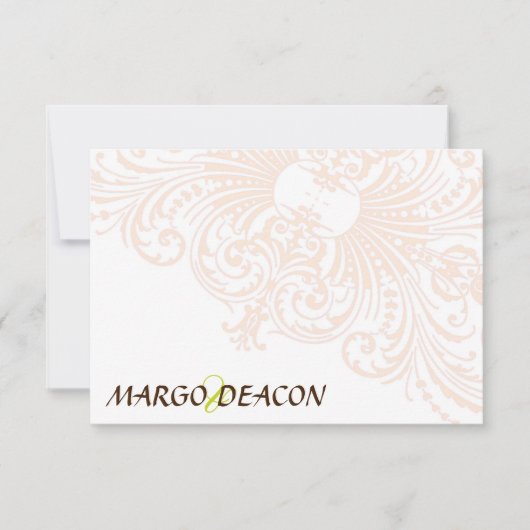 Scarlettの応答カード 出欠カード (正面)