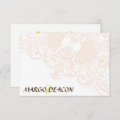 Scarlettの応答カード 出欠カード (正面/裏面)