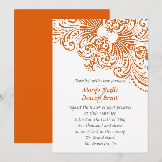 Scarletteの招待状 招待状 (正面/裏面)