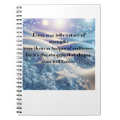 Scars Into Scars - Resilience Affirmation ノートブック (正面)