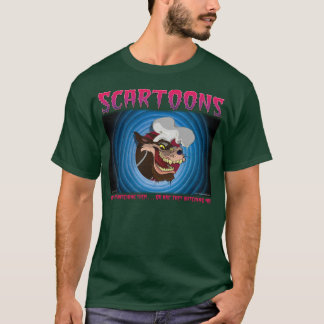 SCARTOONSの緑のオオカミのTシャツ Tシャツ