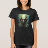 Scary Aquatic Horror Demon Nightmare Unique Digita Tシャツ (正面)