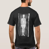 Scary Art, Abstract Surrealist Man Silhouette Tシャツ (裏面)