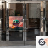 Scary boat ウィンドウサイン (オフィスドア)