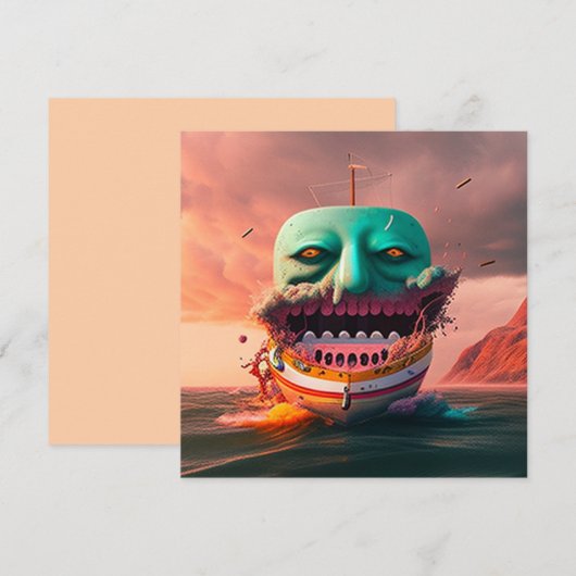 Scary Boat カード (正面/裏面)
