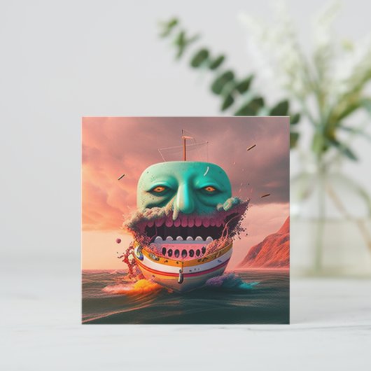 Scary Boat カード (スタンド正面)