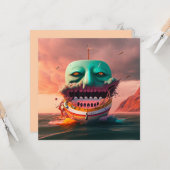 Scary Boat カード (正面/裏面インサイチュ)