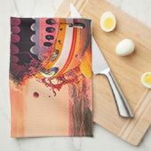 Scary boat キッチンタオル (四つ折り)