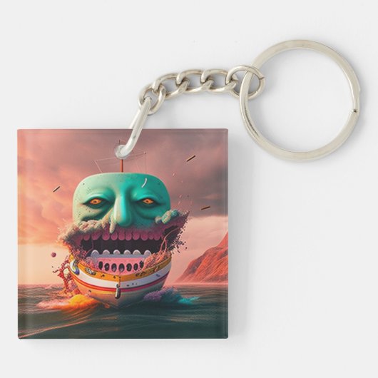 Scary Boat キーホルダー (裏面)