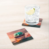 Scary boat スクエアペーパーコースター (インサイチュ)