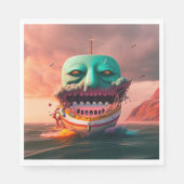 Scary boat スタンダードランチョンナプキン (正面)