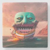 Scary boat ストーンコースター (正面)