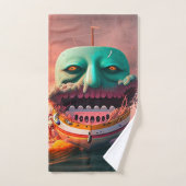 Scary boat バスタオルセット (ハンドタオル)