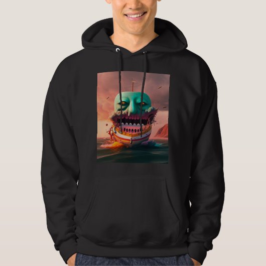 Scary boat パーカ (正面)