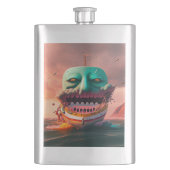 Scary boat フラスク (正面)