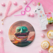 Scary boat ペーパープレート (パーティー)