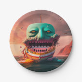 Scary boat ペーパープレート (正面)