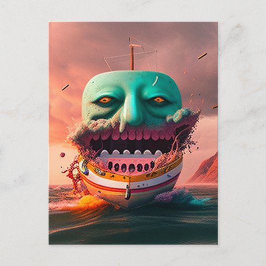 Scary boat ポストカード (正面)