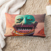 Scary boat ランバークッション (ブランケット)