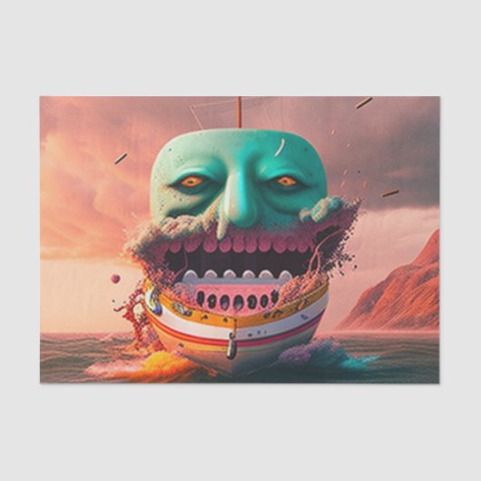 Scary boat 薄葉紙 (正面)