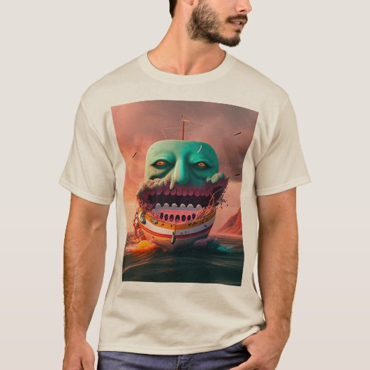 Scary boat tシャツ (正面)