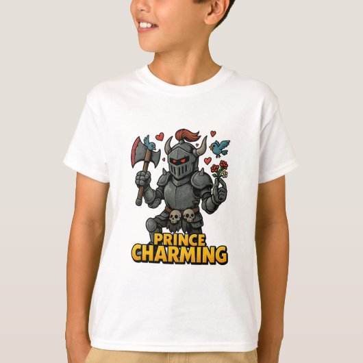 Scary Cartoon Knight  – “Price Charming Tシャツ (正面)