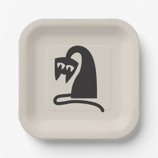 Scary Cat ペーパープレート (正面)