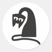 Scary Cat ラウンドシール (正面)