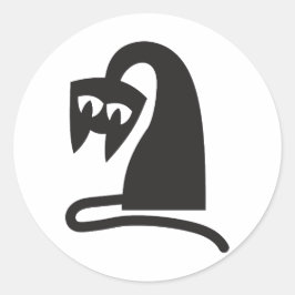 Scary Cat ラウンドシール