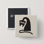 Scary Cat 缶バッジ (正面&裏面)