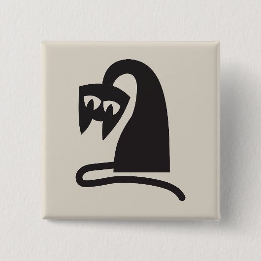 Scary Cat 缶バッジ (正面)