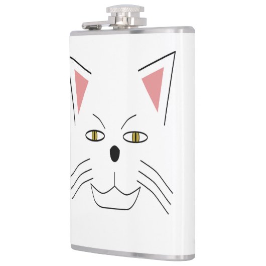 scary cat meow meow フラスク (左)