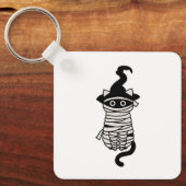 Scary cat wrapped キーホルダー (正面)