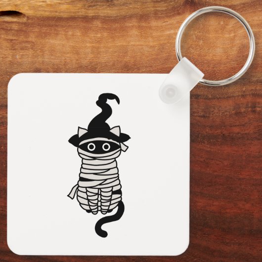 Scary cat wrapped キーホルダー (裏面)
