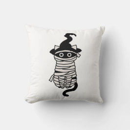 Scary cat wrapped クッション