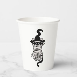 Scary cat wrapped 紙コップ