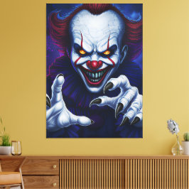 Scary Clown Canvas Print キャンバスプリント