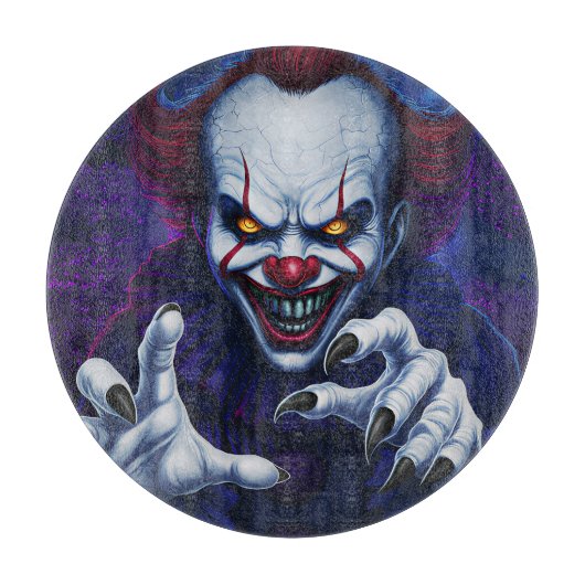 Scary Clown Cutting Board  カッティングボード (正面)