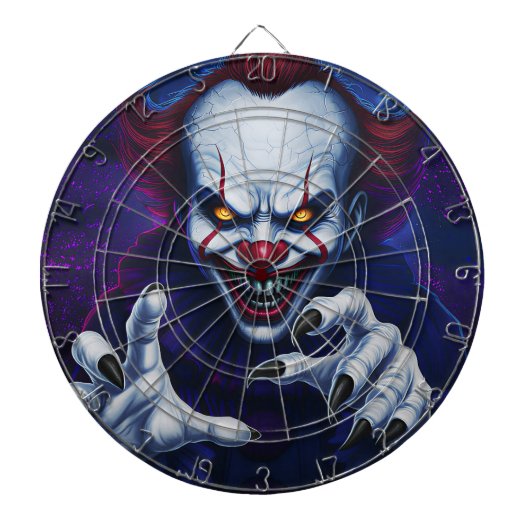 Scary Clown Dartboard ダーツボード (正面)