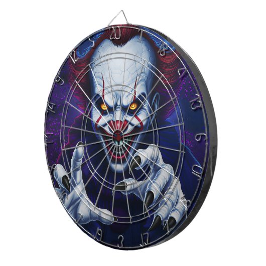 Scary Clown Dartboard ダーツボード (正面右)