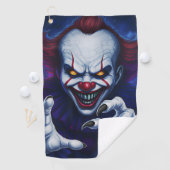 Scary Clown Golf Towel  ゴルフタオル (インサイチュ)