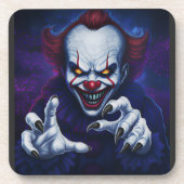 Scary Clown Hard Plastic Coaster コースター (正面)