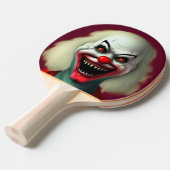 scary clown horror portrait ugly monster Halloween 卓球ラケット (正面アングル)