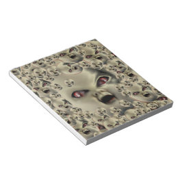 scary doll-face products dark art ノートパッド