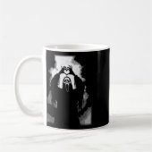 Scary Face Horror Poster Halloween  コーヒーマグカップ (左)