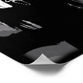 Scary Face Horror Poster Halloween  ポスター (角)