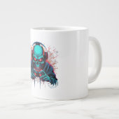 Scary Gamer Mode Active Amazing  ジャンボコーヒーマグカップ (正面右)