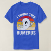 Scary Ghost Bone Human Happy Halloween I Found Thi Tシャツ (デザイン正面)