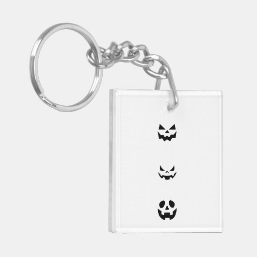 Scary Halloween Faces キーホルダー (正面左)