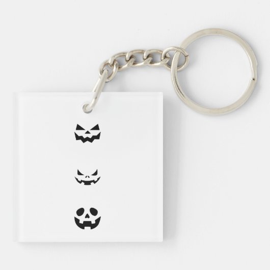Scary Halloween Faces キーホルダー (裏面)